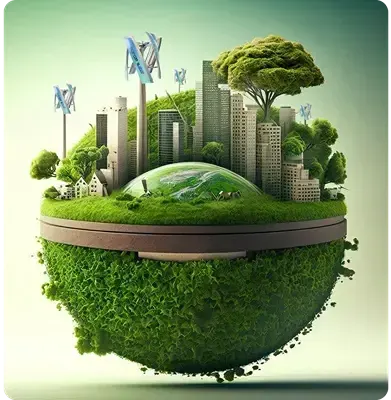 KFA Yenilenebilir Enerji Sürdürülebilir Şehir Güneş ve Rüzgar Entegrasyonu