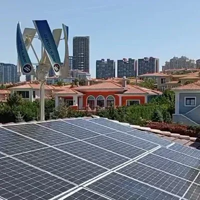 Pelican Hill Malikaneleri Müstakil Villa WD-M10 Dikey Rüzgar Türbini Gerçek Kurulum Fotoğrafı İstanbul